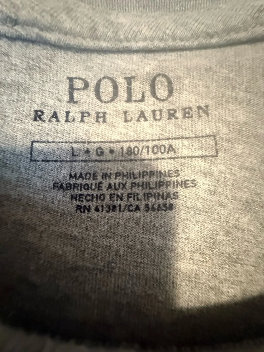 ✨ Ralph Lauren Classic Fit Polo Bear Jersey T-Shirt Size L - Picture 4 of 10